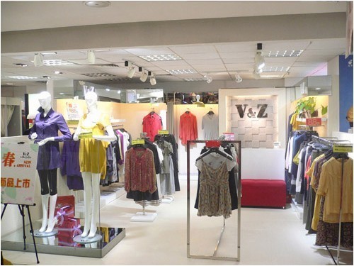 V&Z女装店铺展示