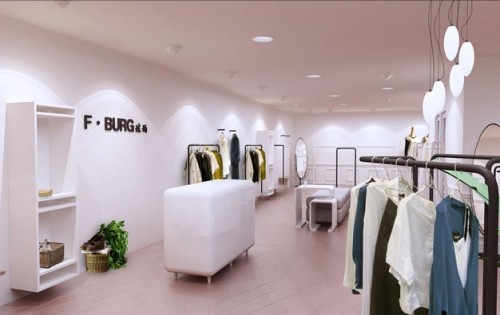 F.BURG珐珀女装店铺展示