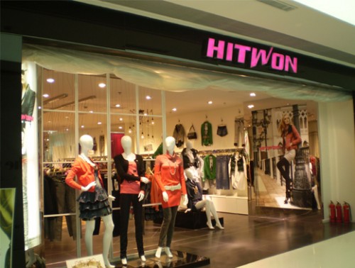 HITWON女装店铺展示