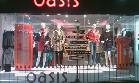 oasis女装店铺展示