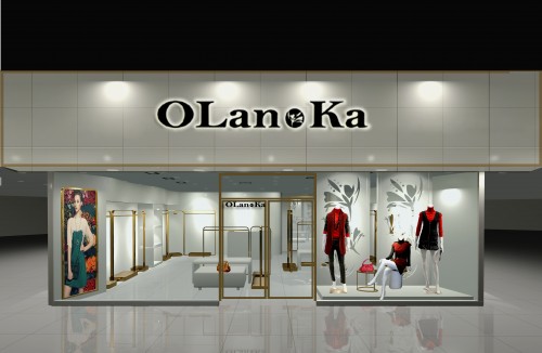 欧兰卡女装店铺形象