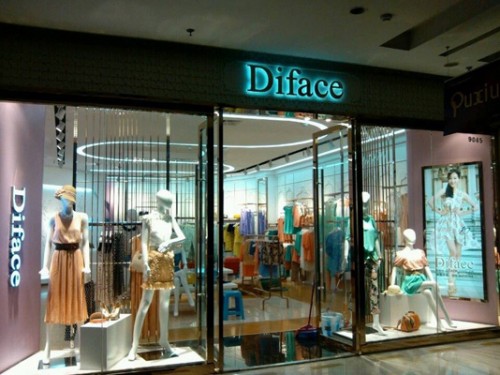 Diface女装店铺展示
