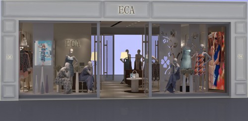 ECA女装店铺形象