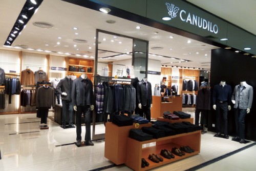 CANUDILO男装店铺展示