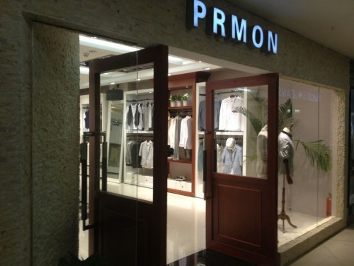 PRMON男装店铺展示