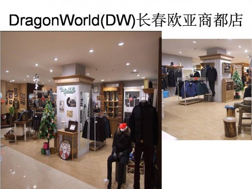 DragonWorld(DW)男装店铺展示