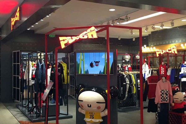 PUCCA中国娃娃女装店铺展示