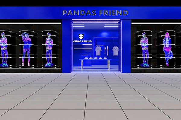 熊猫休闲装店铺展示