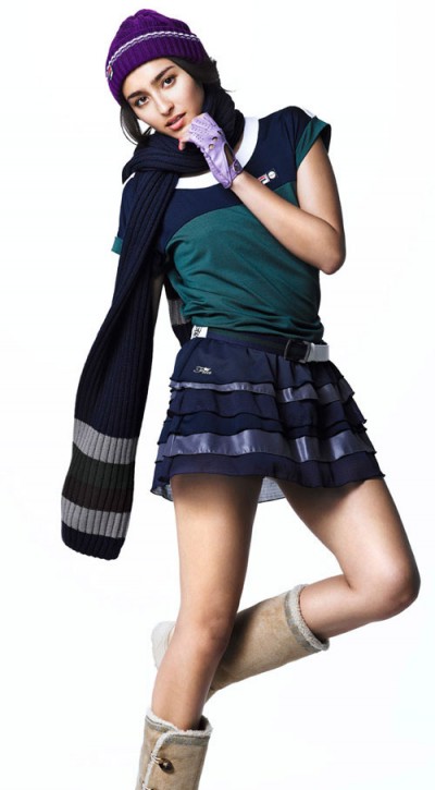 日本顶级模特演绎Fila运动装2010秋冬新品 