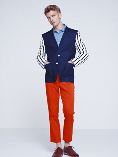时尚品牌H&M 2012春夏男装系列 复古风潮
