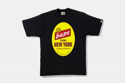 潮流品牌BAPE纽约专卖店七周年限定T-Shirt