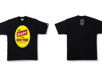潮流品牌BAPE纽约专卖店七周年限定T-Shirt