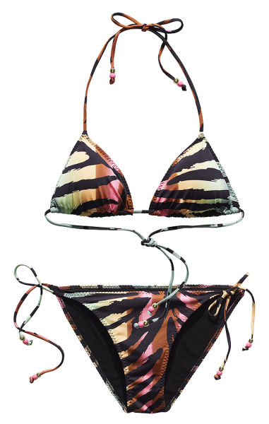 热力性感斑斓时尚 H&M春夏泳装沙滩装