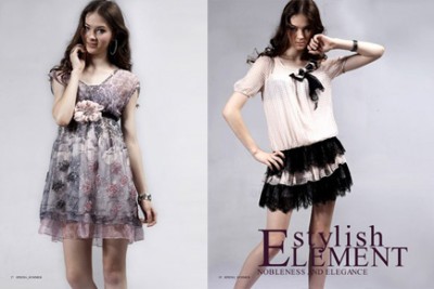 水云轩品牌女装2011春夏新款系列 尽显当代新女性的风貌