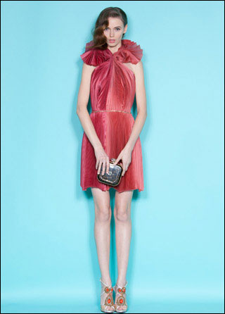 强势立体感 Marchesa品牌2012早春度假系列女装