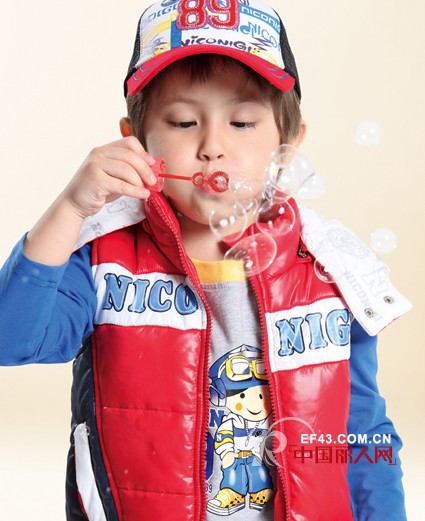 尼可尼淇品牌童装 体验多彩阳光童年