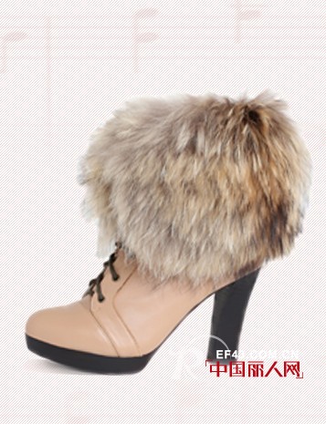 Tata2012秋冬皮草系列 奢华高贵从鞋子开始