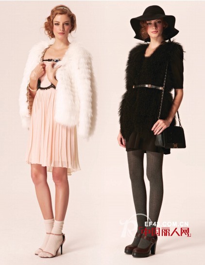 TITI女装2012新装扮 皮草+廓形外套穿出好气色