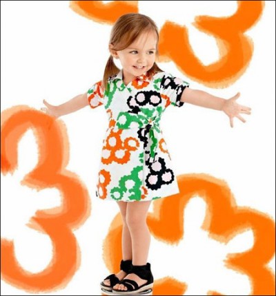 Gap携手DVF合作推出全新2012春季童装系列