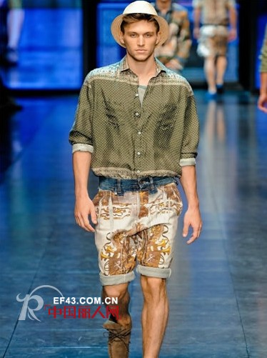 2012春夏的D&G男装系列  男士的欧洲贵族气质