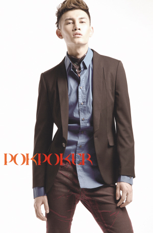 POKPOKER扑克元素演绎新男装