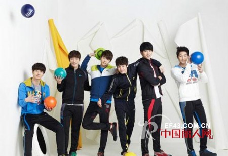 韩国人气组合2PM代言2012年户外运动品牌NEPA