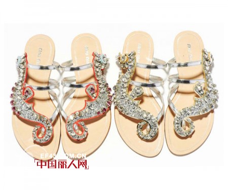 miumiu 2012春夏全新水晶凉鞋系列：海洋之星的召唤