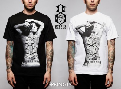 洛杉机街头品牌REBEL8推出 2012春季T-Shirt
