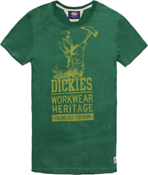 德州烙印 DICKIES夏日男Tee主推印花