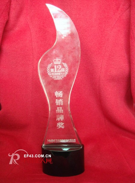 热烈祝贺LAB&W荣获珠海第十二届供应商“畅销品牌奖”称号