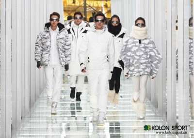 户外运动品牌KOLONSPORT2012秋冬新品时装秀首尔上演
