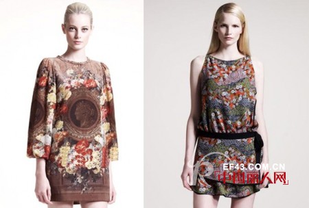 A/E品牌时装2012秋冬国际时尚流行趋势之印花的风靡