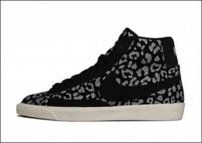Nike Blazer系列推出豹纹图案鞋款