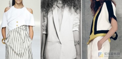2013春夏服装面料流行趋势-清新的白