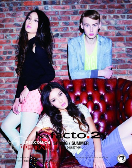 K*facto.2y时尚休闲品牌发布2013年春夏新品形象画册