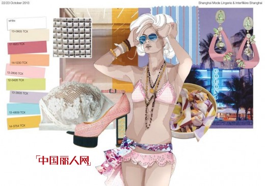 上海国际时尚内衣展发布2015春夏泳装趋势