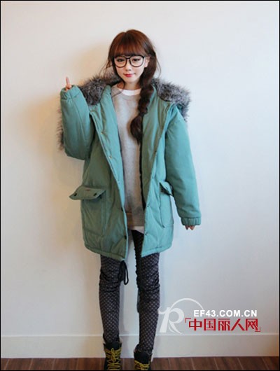 韩版大衣外套 甜美个性冬季必备