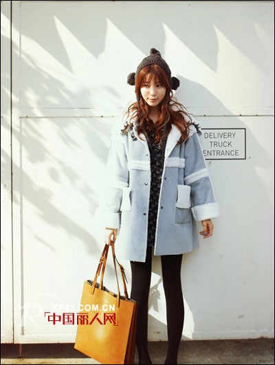 韩版大衣外套 甜美个性冬季必备