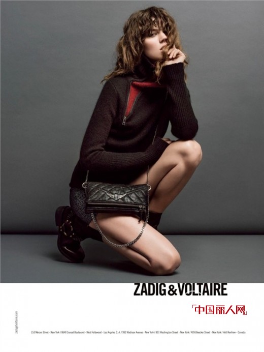 ZADIG & VOLTAIRE 2013秋冬时尚女装广告大片