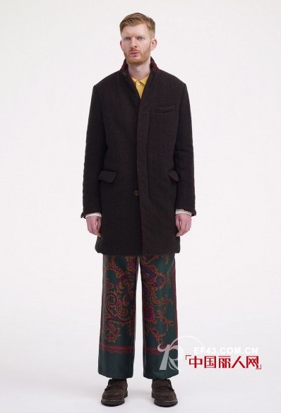 Sacai秋冬MEN男装——丝绸与一系列的粗花呢搭配