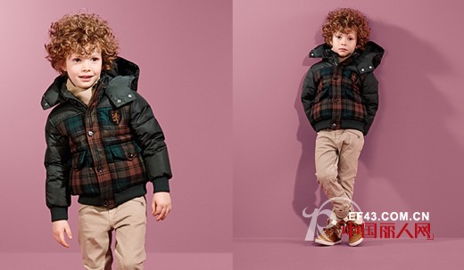 Gucci（古驰）释出最新2013年秋冬童装格子元素