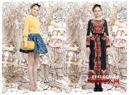 Red Valentino 2013秋冬时装系列 浪漫缤纷童话世界