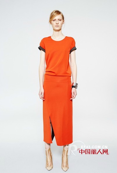 法舍尔时尚女装橙色单品 传递无限正能量