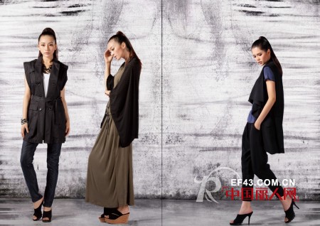 经典时尚女装品牌黑与白2013年春夏新品发布