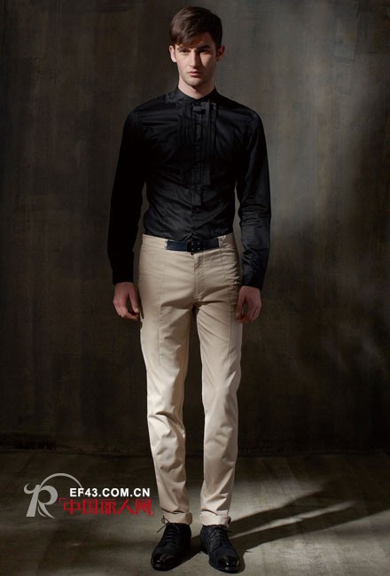 BLACKGATEONE法国品牌男装2013春夏新品将纯黑简洁风进行到底