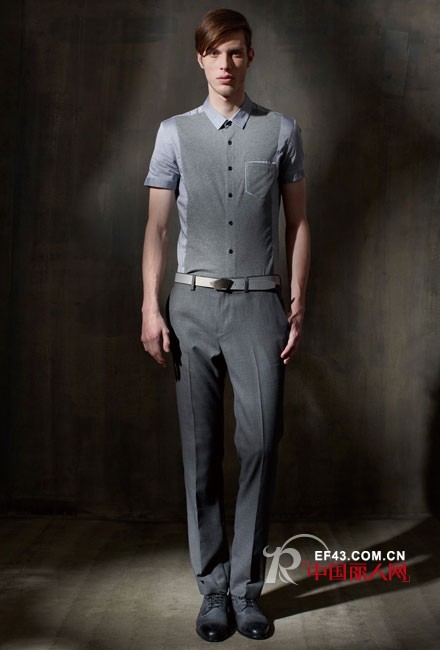 BLACKGATEONE法国品牌男装2013春夏新品将纯黑简洁风进行到底
