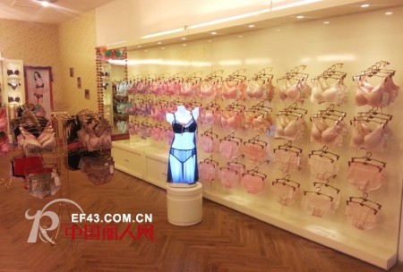 庆贺意娃娜内衣专柜在郑州西元广场隆重开业
