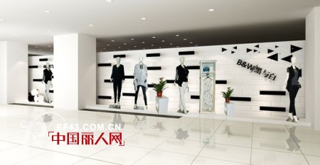 黑与白女装郑州北京华联店新装盛大开幕