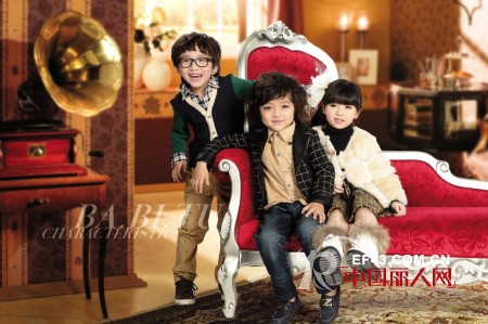 巴比兔童装2013秋冬新品上市 掀起日韩时尚风