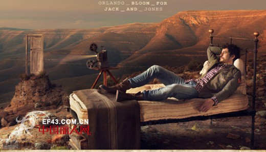 杰克琼斯(Jack&Jones)2013春夏男装奥兰多·布鲁姆(OrlandoBloom)限量成衣系列广告大片